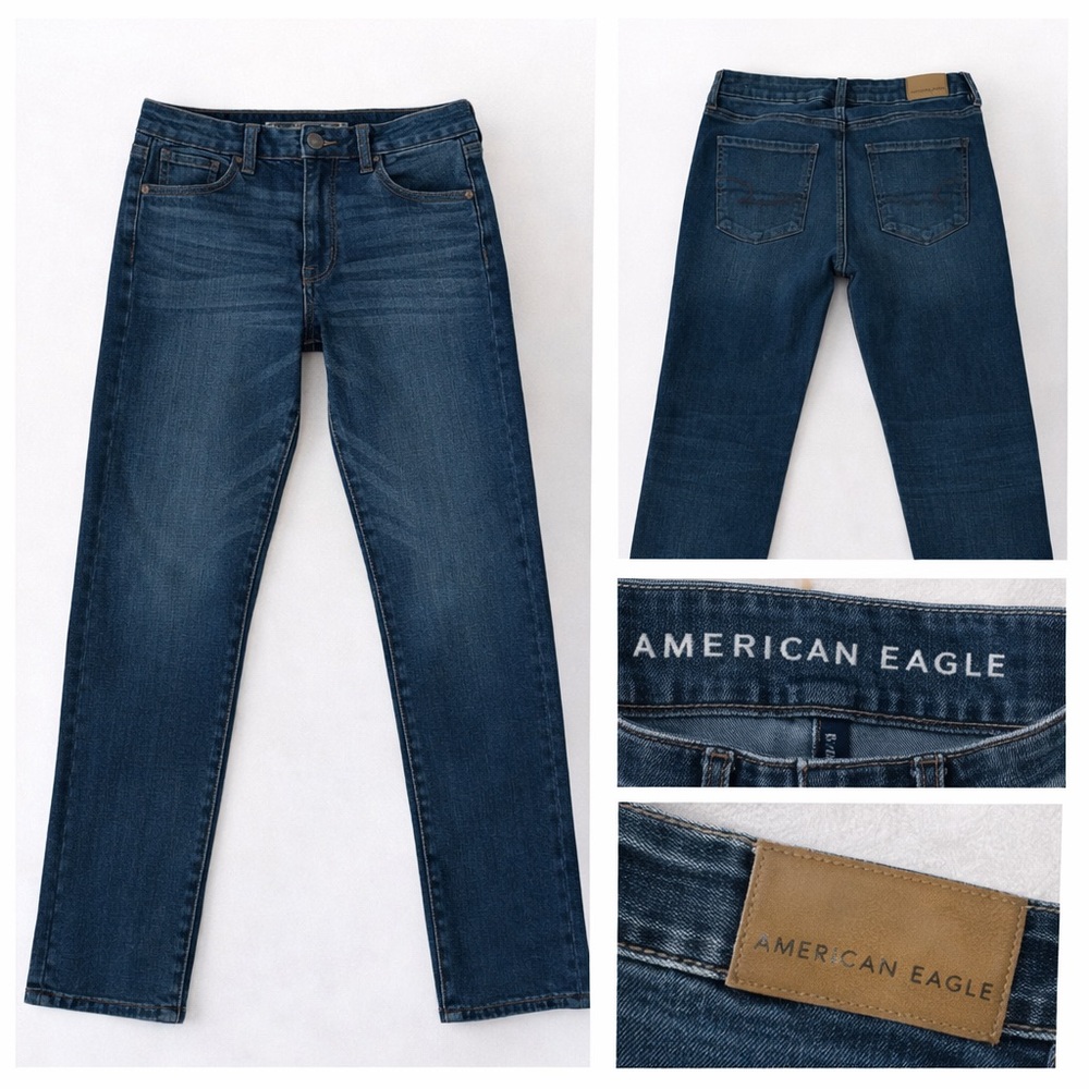 👠 American Eagle Next Level Stretch Jeans – Medium Wash | Slim Fit/ Size 4